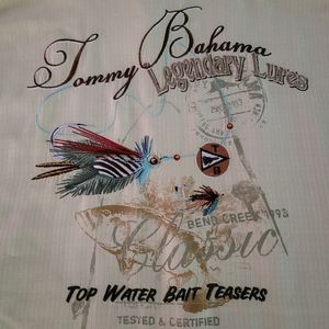 Tommy Bahama embroidered silk shirt